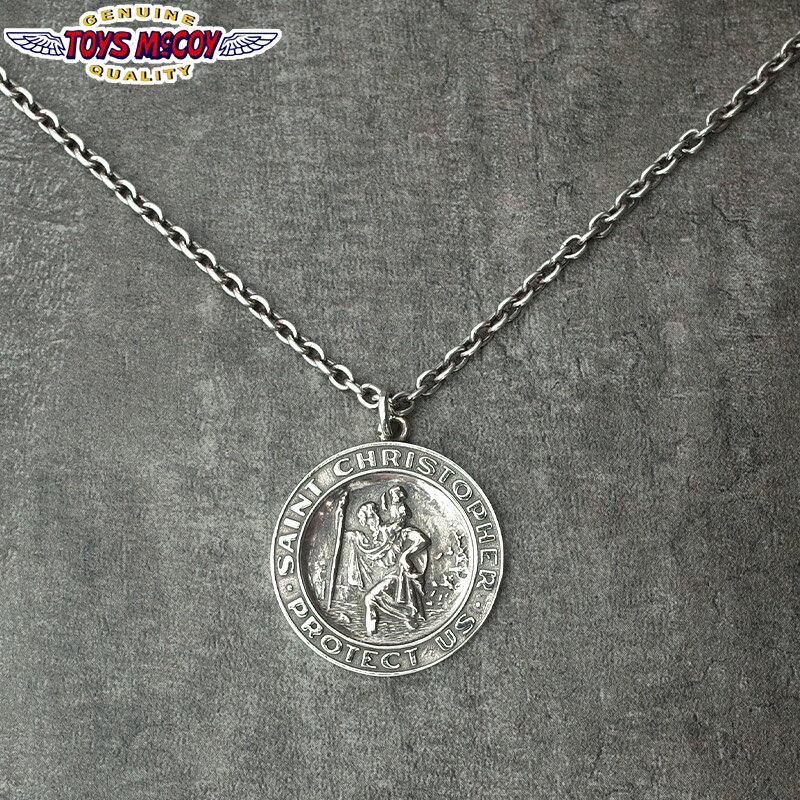 樂天商城 - TOYSMcCOY トイズマッコイ #TMA2611 STEVE McQUEEN ST. CHRISTOPHER ペンダントネックレス シルバー スティーブマックイーン セントクリストファー メダル メダイ コイン メンズ 男性 レディース 女性 ユニセックス アクセサリー