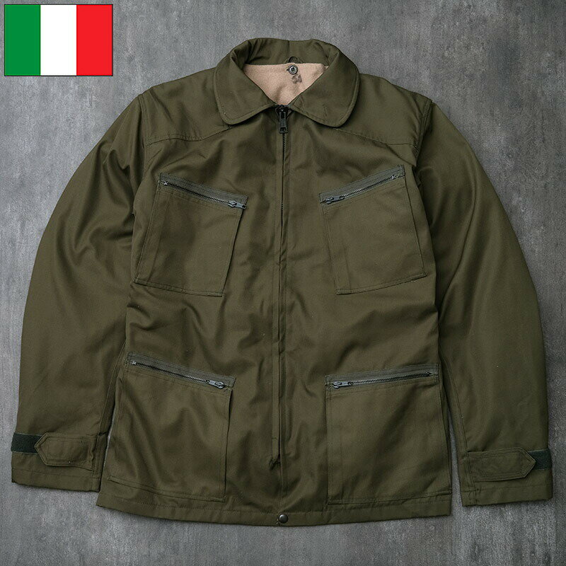Rakuten - イタリア軍 AMI フィールドジャケット ライナー付き オリーブ デッドストック JJ386NN 空軍 AF エアフォース コンバットジャケット 戦闘服 上着 アウター ブルゾン 防寒ライナー カジュアル 実物ミリタリー 軍物 軍モノ 未使用品