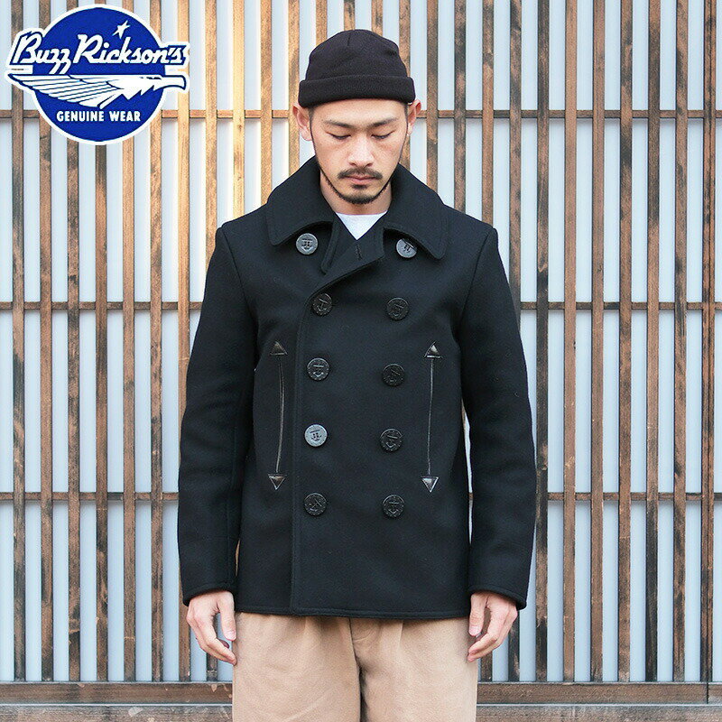 BUZZ RICKSON'S バズリクソンズ #BR12394 36OZ. WOOL MELTON PEA COAT WILLIAM GIBSON COLLECTIONバズリクソンズ