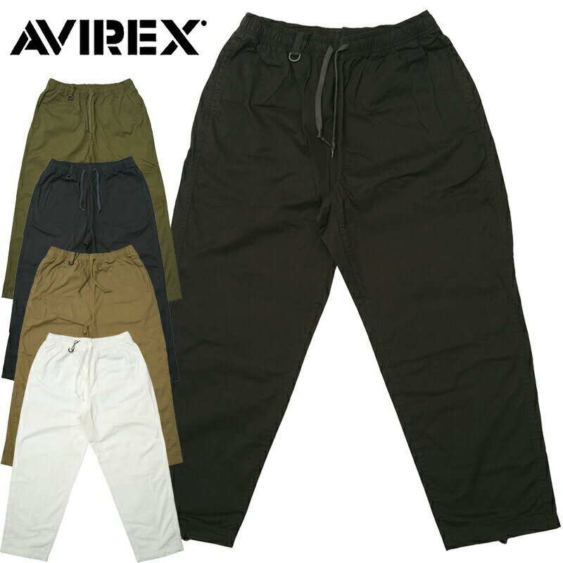 Rakuten - AVIREX アビレックス #7833910006 ユーティリティ イージー パンツアヴィレックス メンズ 男性 ボトムス ズボン ミリタリー カジュアル アメカジ 春 夏 秋 冬 ウエストゴム