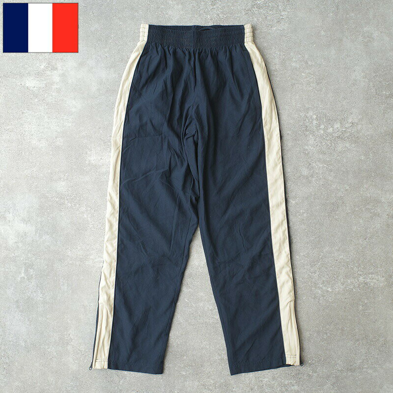 樂天商城 - フランス軍 ST CYR トレーニング ジムパンツ ARGUEYROLLES ネイビー USED PP514UN サンシール ミリタリースクール ジャージパンツ ズボン フィジカル フィットネス スポーツウェア ランニング ジョギング カジュアル 実物ミリタリー 軍物 2010年代 10s 古着 ユーズド