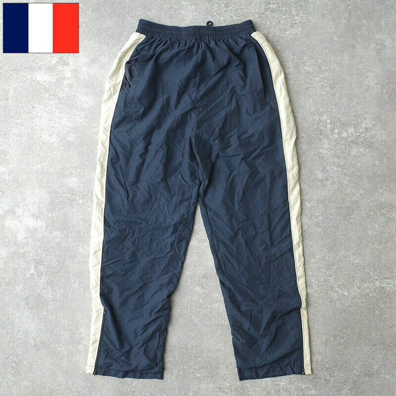 樂天商城 - フランス軍 ST CYR トレーニング ジムパンツ Distri Sport ネイビー USED PP514UN サンシール ミリタリースクール ジャージパンツ ズボン フィジカル フィットネス スポーツウェア ランニング ジョギング カジュアル 実物ミリタリー 軍物 2000年代 00s 古着 ユーズド
