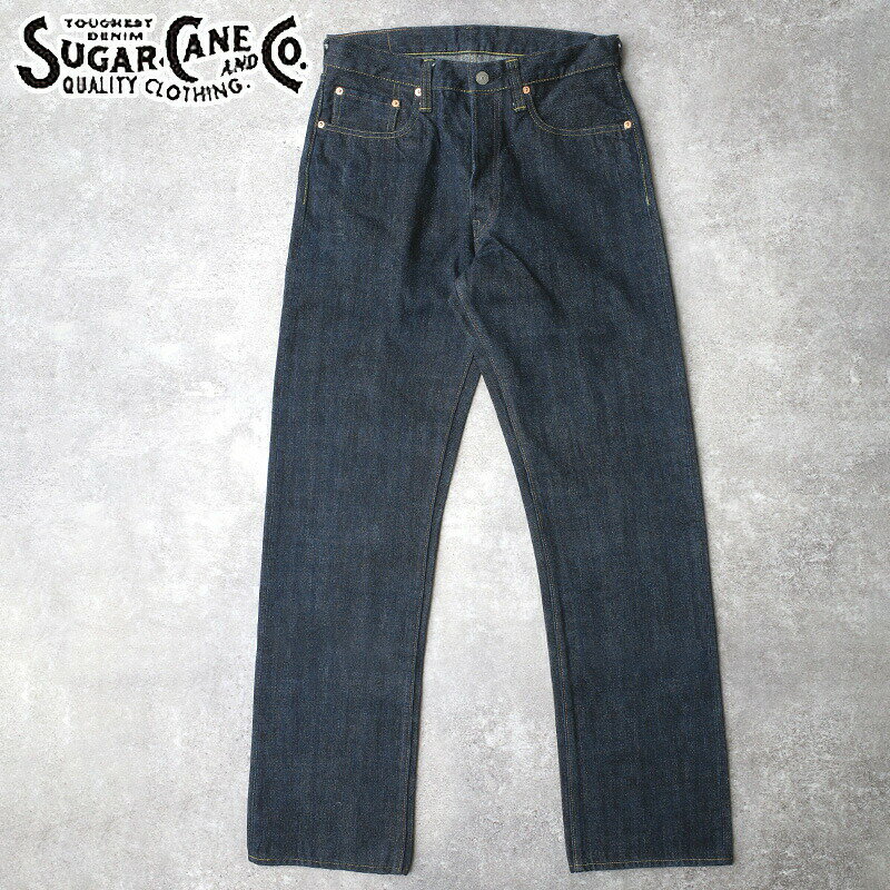 SUGARCANE シュガーケーン #SC40401A 砂糖黍製 14oz. HAWAII 藍混右綾 デニムパンツ メンズ 男性 ジーンズ ジーパン ズボン ボタンフライ カジュアル アメカジ ストレート