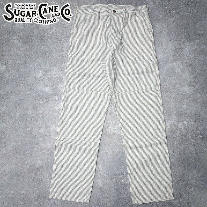 ストライプ ワークパンツ メタルボタン 受注制【Chikashitsu +】snap button hickory stripe pants – PRESSING