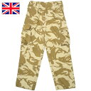 イギリス軍 コンバットパンツ ライトウェイト デザートDPM オールドスタイル USED PP450UN英国 UK 湾岸戦争 90年代前半 フィールド カーゴ ロングパンツ ズボン トラウザーズ ボトムス 戦闘服 DDPM 砂漠迷彩柄 サンド 実物ミリタリー 軍物 軍モノ