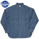BUZZ RICKSON'S バズリクソンズ #BR25995 ブルー シャンブレー ワークシャツ メンズ ミリタリー トップス長袖 ロングスリーブ(4)