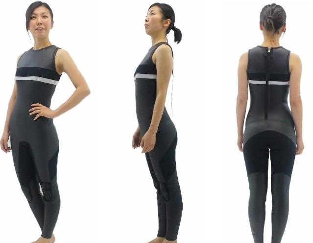ロングジョン バックジップ タイプクラシック レディース 選べるカラー 生地 厚さ 2mm 3mm スキン ラバー 女性用 オーダー サーフィン ポイントカラー 1色無料のサムネイル