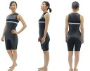 【ショートジョン 肩ベルクロ タイプ】クラシック レディース選べるカラー 生地 厚さ 2mm 3mm スキン ラバー 女性用 オーダー サーフィン ポイントカラ...
