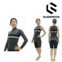 【ショートジョン バックジップ】+【ロングタッパー フロントジップ】クラシック レディース コンボ選べるカラー 生地 厚さ 2mm 3mm ウェットスーツ ラバー 女性用 オーダー サーフィン ポイントカラー 1色無料