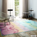 JtȃOf[V̊Lk͗l̃O PRINCESS/Shell fish RUG vZX VFtBbVO u[ 133~185cm