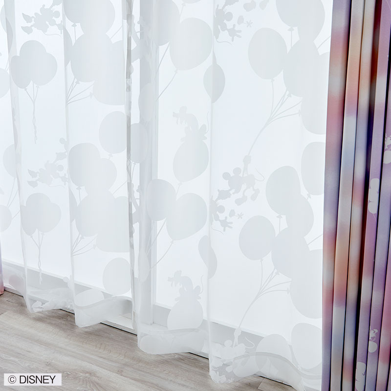 ������ͷ�֥ߥå���ã���ꥺ�ߥ���ʥ��ѡ���ܥ���졼�������ƥ� MICKY Balloon Voile - �ߥå��� �Х롼��ܥ��� �ۥ磻�� 2���� ��150��133?148cm��