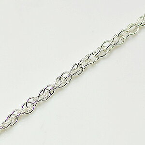 SV925 ネックレスチェーン ロープ 幅1.2mm 50cm