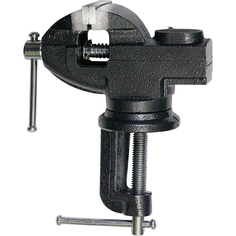 LC 回転台付卓上バイス(クランプ式)50mm