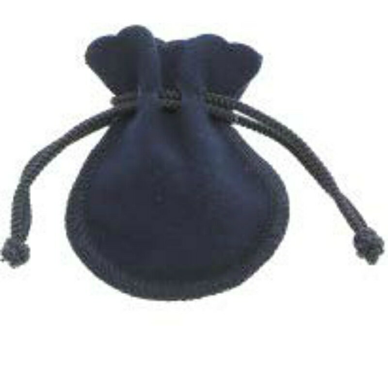 ポーチ S スエード調 ブラック 10枚