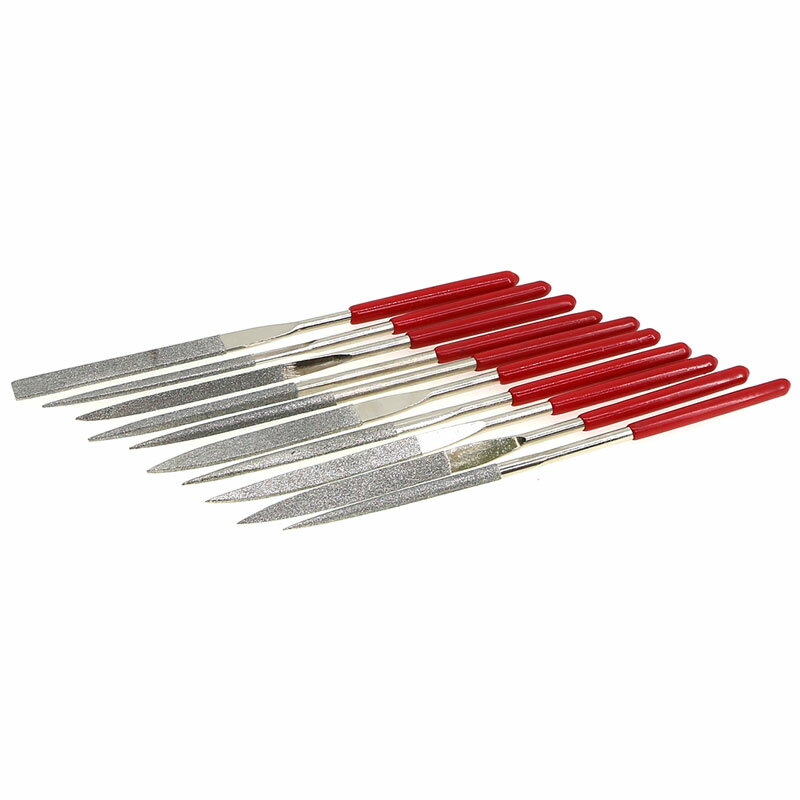 Rakuten - LC エコノミー ダイヤモンドヤスリ 10本セット 3×140mm