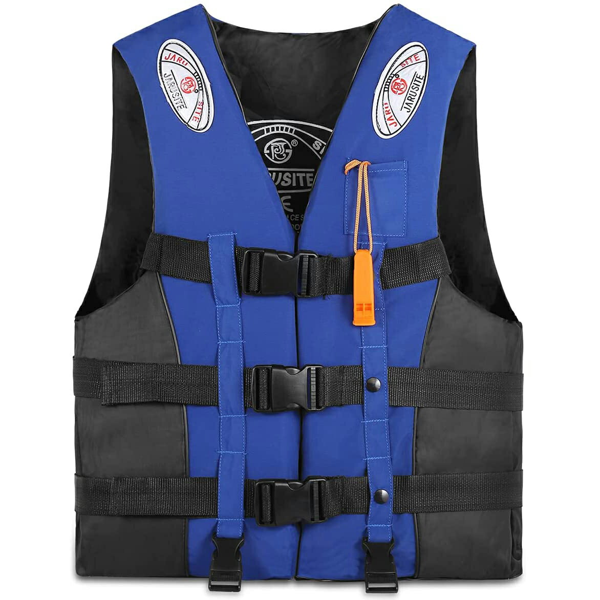 ライフジャケット釣り フローティングベストセット 呼び子付き 笛付き フローティングベスト 救命胴衣 子供用 大人用 男女兼用 川遊び ボート 海水浴 反射帯付...