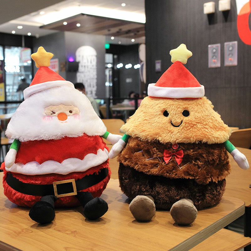 ぬいぐるみサンタクロース人形 クリスマスぬいぐるみ人形 ホームアクセサリー 装飾おもちゃ クリスマス サンタクロース人形 柔らかいぬいぐるみ人形 子供 クリスマスの誕生日プレゼント トナカイ クリスマス 飾り 人気 季節用品 45cm 子供の日