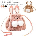 巾着バッグ ファー ショルダー レディース 巾着袋 うさぎの耳 大人 子供 斜めがけ ショルダーバッグ ハンドバッグ 秋冬 もふもふ ふわふわ 小さめ ミニバッ...