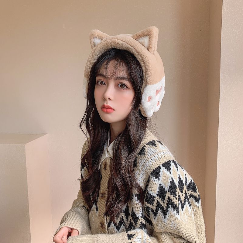 イヤーマフ 防寒 オシャレイヤーマフ 可愛い 耳あて 耳カバー 猫耳 もこもこ かわいい マフラー 厚手 秋冬 レディース イヤーマフラー裏ボア イヤーウォー イヤーウォーマー レディース 秋冬 イヤーマフラー 裏ボア マフラー 厚手