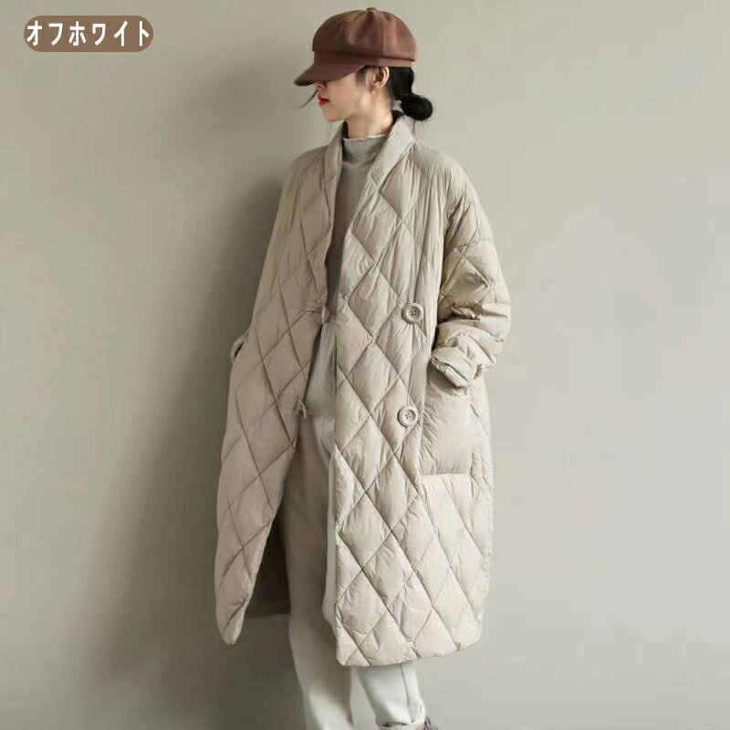 中綿コート レディース ジャケット あったか 長袖 防寒 防風 秋冬 きれいめ おしゃれ 洗える ブルゾン カジュアル 暖かい 体型カバー ロングコート 着痩せ アウター スリム 無地 シンプル 通学 通勤 普段着 防寒着 L XL XXL