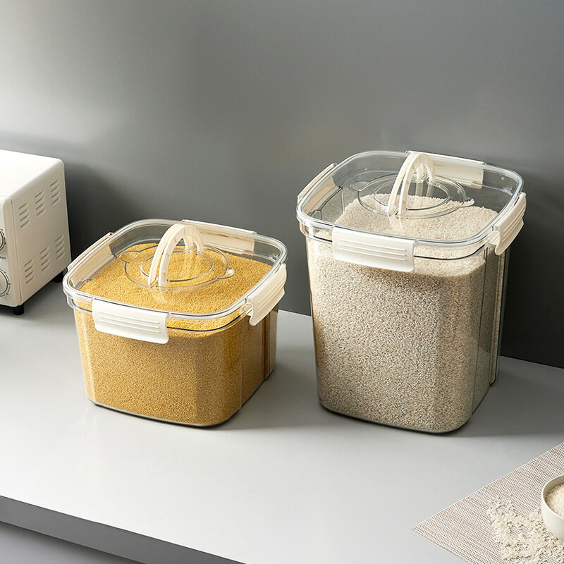 「10kg」米箱　キッチン　量米箱　米びつ蓋付き　おしゃれ　虫よけ　密封　無洗米　防湿　　米粉　キッ..