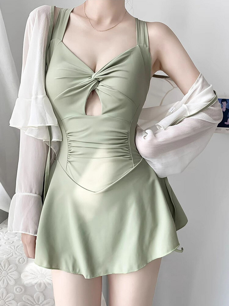 水着 レディース 体型カバー ワンピース フィットネス オールインワン セクシー 肩出し おしゃれ 夏 ラ..