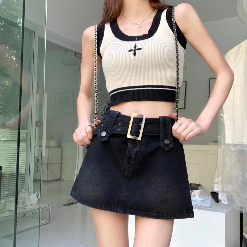 レディース タイト ミニ デニム スカート ショート丈 セクシー ペンシル スカート Aライン シンプル スタイル レディース カジュアル