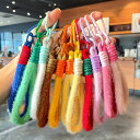 【5点セット】スマホストラップ ぬいぐるみチャーム キーホルダー バッグチャーム マカロンカラー パステルカラー かわいいデザイン ミニサイズ モコモコ やわらかい 軽量 高品質 日常使い ギフト向け 女子向け