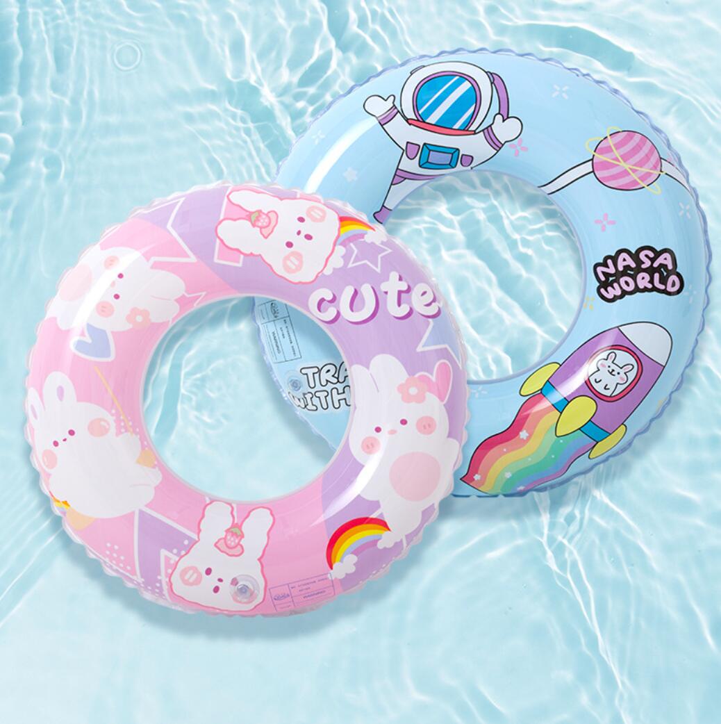 Rakuten - キッズ 浮き輪 ベビー スイムリング 厚手 プール 海水浴 水遊び キッズフロート かわいい カートゥーン 男の子 女の子 夏用 安全設計