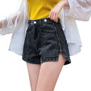 ショートパンツ レディース 短パン デニム ハイウエスト ジーンズ ゆったり ショーパン ハイウェスト 美脚 ホットパンツ 夏 ショーツ ファッション デニム短パン ホットパンツ デニム短パン ゆったり