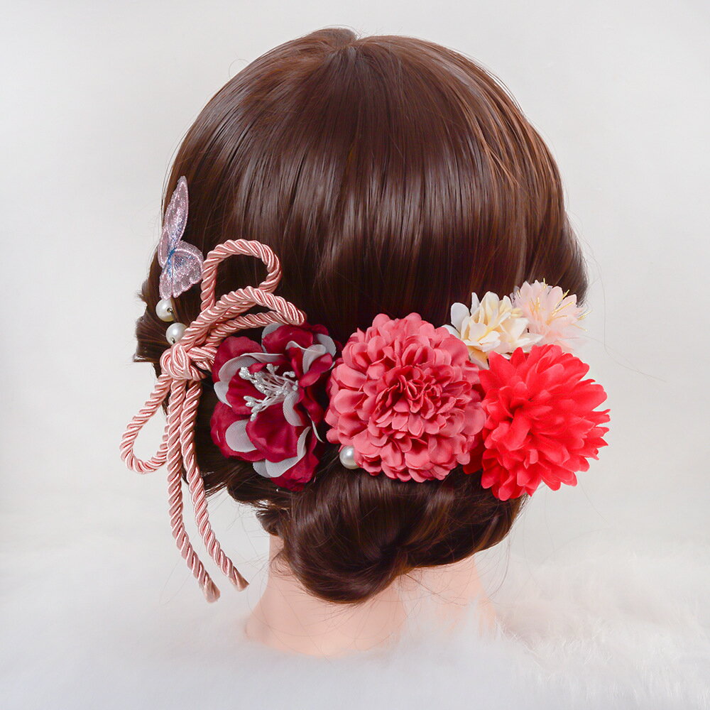 10点セット 髪飾り 卒業式 へッドアクセサリー ド ライフラワー シルヴァ セシル シェール タッセル 水引 ヘッドドレス 和婚 結婚式 成人式 着物 和装 花嫁 白 袴 和風 成人式 卒業式 ドライフラワー 水引 金箔 和装 振袖 袴 ヘッドドレス 結婚式 七五三 結婚式、成人式、花火大会、卒業式、お祭りなどでの着物や浴衣にピッタリ！ "伝統的なつまみ細工： ダリアとちりめん高品質素材の手作り飾りの組み合わせ、職人の気持ちを込め、手で一つずつ丁寧に作りしております。使用場面：結婚式、成人式、花火大会、卒業式、お祭りなどでの着物や浴衣にピッタリ！各パーツがUピン付きで、自由にアレンジできます。ご注意：PCやスマホのディスプレイの違いから写真の写り方により実物と若干異なる場合もございます。 あらかじめご了承くださいますようにお願い申し上げます。保証：この商品は厳密な検品を経てお届けいたします。万が一、縫製の不具合やその他の不良箇所がございましたら、商品の交換等迅速な対応させて頂きます。" 5
