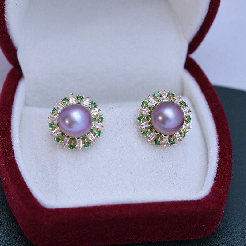 ピアスパール本真珠淡水パール9mm...