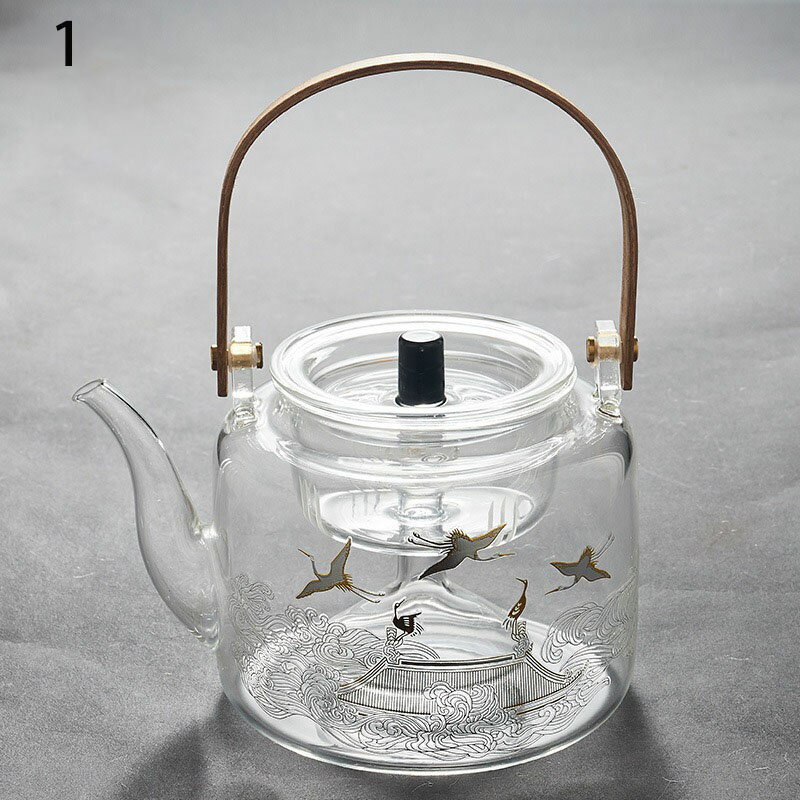 ポカロティー 耐ガラス ガラス急須 ティーポットフルーツティー リーフティー 湯沸 水注 ガラス 茶入 茶注 工芸品和食器耐熱ガラス 直火対応 大容量 bl10