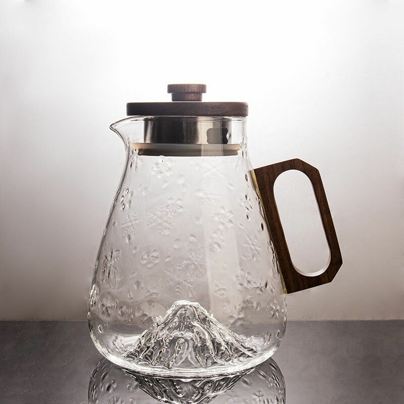 ポカロティー 耐ガラス ガラス急須 ティーポットフルーツティー リーフティー 湯沸 水注 ガラス 茶入 茶注 工芸品和食器耐熱ガラス 直火対応 大容量 bl27