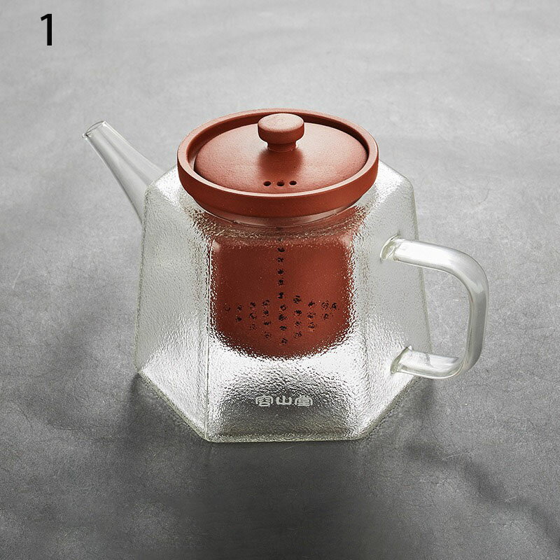 ポカロティー 耐ガラス ガラス急須 ティーポットフルーツティー リーフティー 湯沸 水注 ガラス 茶入 茶注 工芸品和食器耐熱ガラス 直火対応 大容量 bl28