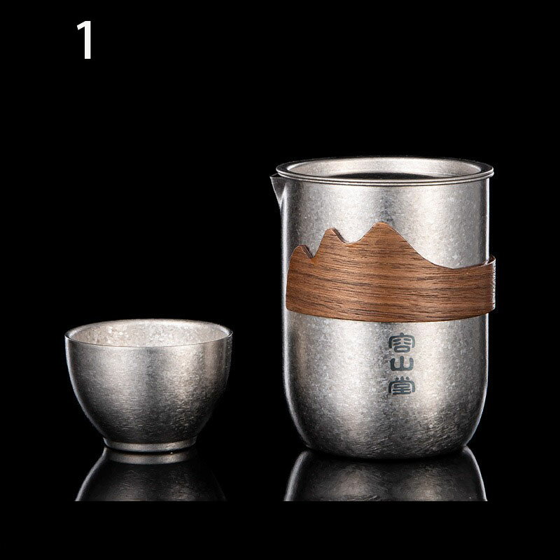 チタンティーポット チタンやかん ティーポット 茶道 チタン急須 湯呑みセット 純チタン製 ティーポット 耐熱急須 錆びない 超軽量 t01