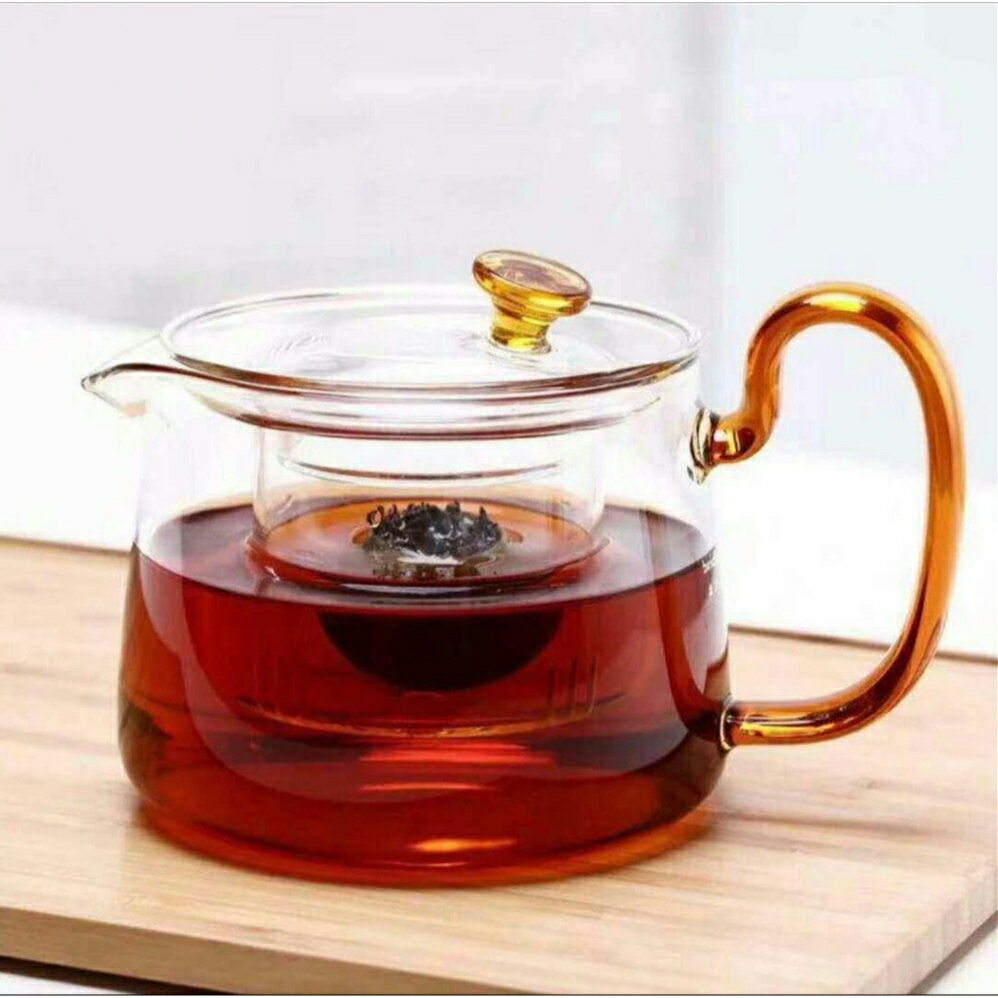 ティーポット ポカロティー 耐熱ガラス ガラスポット ガラスポット ガラスティーポット ガラス製ポット ガラス急須 茶器 フルーツティー リーフティー 湯沸 ガラス 工芸品 和食器 透明 bl64