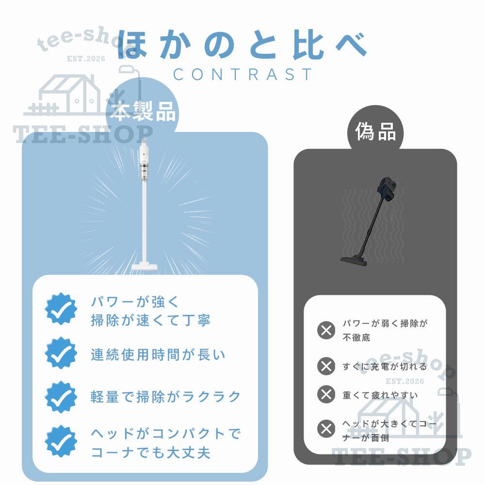 掃除機 2WAY 30000pa 強力吸引 コードレス 45分連続稼働 軽量 充電式 サイクロン式...