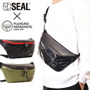 SEAL store ボディバッグ メンズ 【P5倍 4/27 9:59まで】 ウエストボディバッグ メンズ 藤倉航装 コラボ ボディバッグ AIR MODEL Lサイズ SEAL シール ブランド バッグ ショルダーバッグ 防水 耐水 廃タイヤ タイヤチューブ 軽量 日本製 黒 プレゼント ギフト