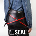 シール 【P10倍 4/20限定】 X-bag ショルダー メンズ SEAL シール ファスナー付き A4 ショルダーバッグ 防水 廃タイヤ タイヤチューブ 人気 日本製 黒 プレゼント ギフト