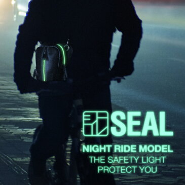 ホルスターバッグ ナイトライドモデル メンズ SEAL シール バッグ ボディバッグ 防水・耐水 廃タイヤ タイヤチューブ 人気 日本製 黒 プレゼント