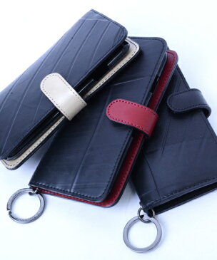 【Xmasイベント開催】 iPhone7・iPhone8ケース diary type メンズ SEAL シール バッグ iPhone7ケース 防水・耐水 廃タイヤ タイヤチューブ 人気 日本製 黒