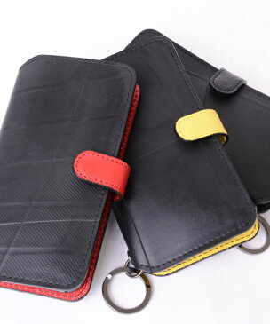 【Xmasイベント開催】 iPhoneXケース diary type メンズ SEAL シール バッグ iPhone7ケース 防水・耐水 廃タイヤ タイヤチューブ 人気 日本製 黒