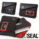 【P10倍 5/5限定】 カードケース メンズ 名刺入れ SEAL シール 財布 防水 廃タイヤ タイヤチューブ 人気 日本製 黒 プレゼント ギフト