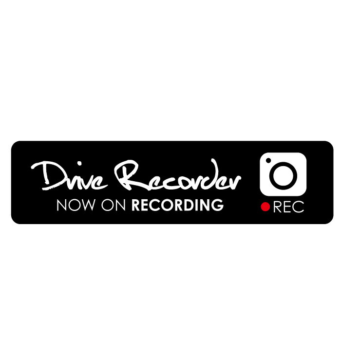 Seal&Sticker's おしゃれなデザインドライブレコーダーステッカー rsts-drvrec_f_st