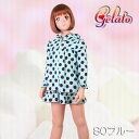 gelato toddler パステルDOT・ラッシュパーカー(女児水着100-130cm)2668