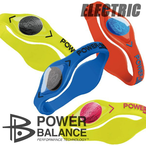 【送料無料】POWER BALANCE(パワー バランス)ELECTRIC【ブレスレット/ゴルフ/サーフィン/バスケ/テニス】
