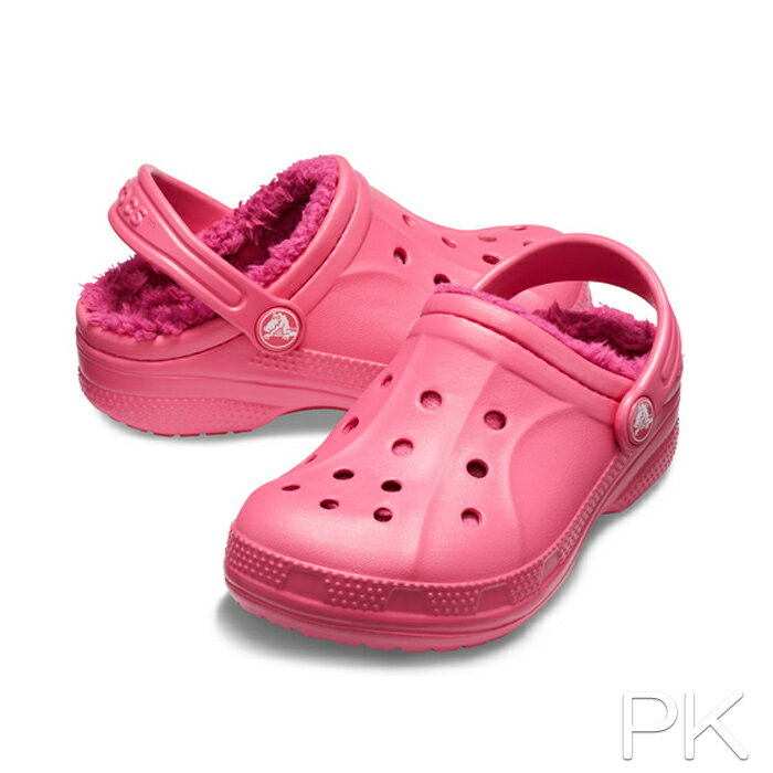 【あす楽】CROCS（クロックス）Kids’Classic Fuzz-Lined Clog（クラシック ラインド クロッグ キッズ）17.5〜21.0cm 148-550