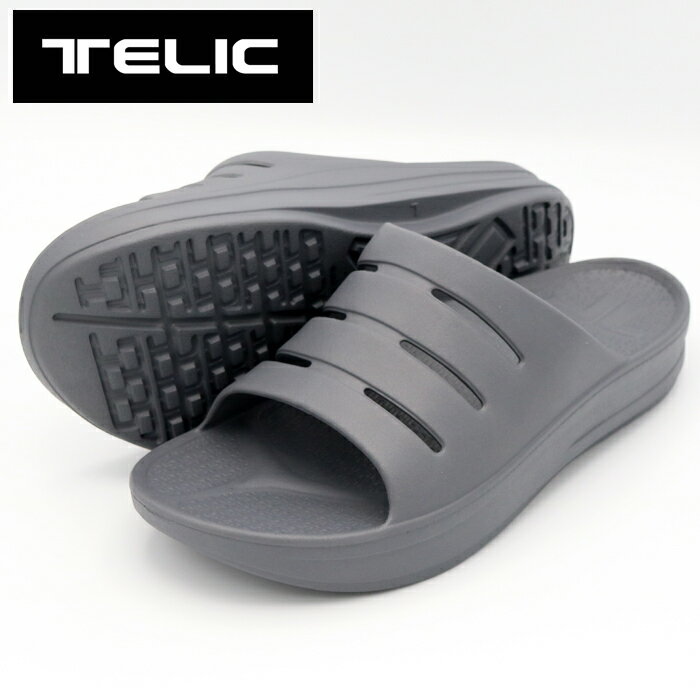 【あす楽】TELIC テリック SLIDE2 スライド2 DOLPHIN GRAY(ドルフィングレー) メンズ リカバリーサンダル スイム/トライアスロン