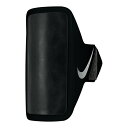 (パケット便送料無料)NIKE ナイキ リーン アームバンド プラス スマートフォン対応 ランニングアームポーチ DG2028-082ブラック/ブラック/シルバー(4)